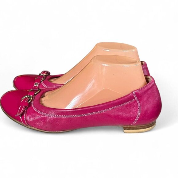 ASL Monika Cap Toe Ballet Flat Size 9 US 39 EU - Picture 4 of 8